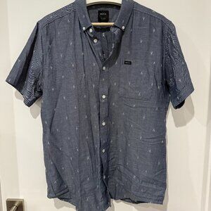 RVCA Short Sleeve Button Down Shirt